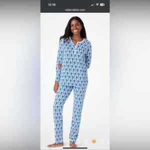 NWOT Roller Rabbit Monkey Pajamas Originals